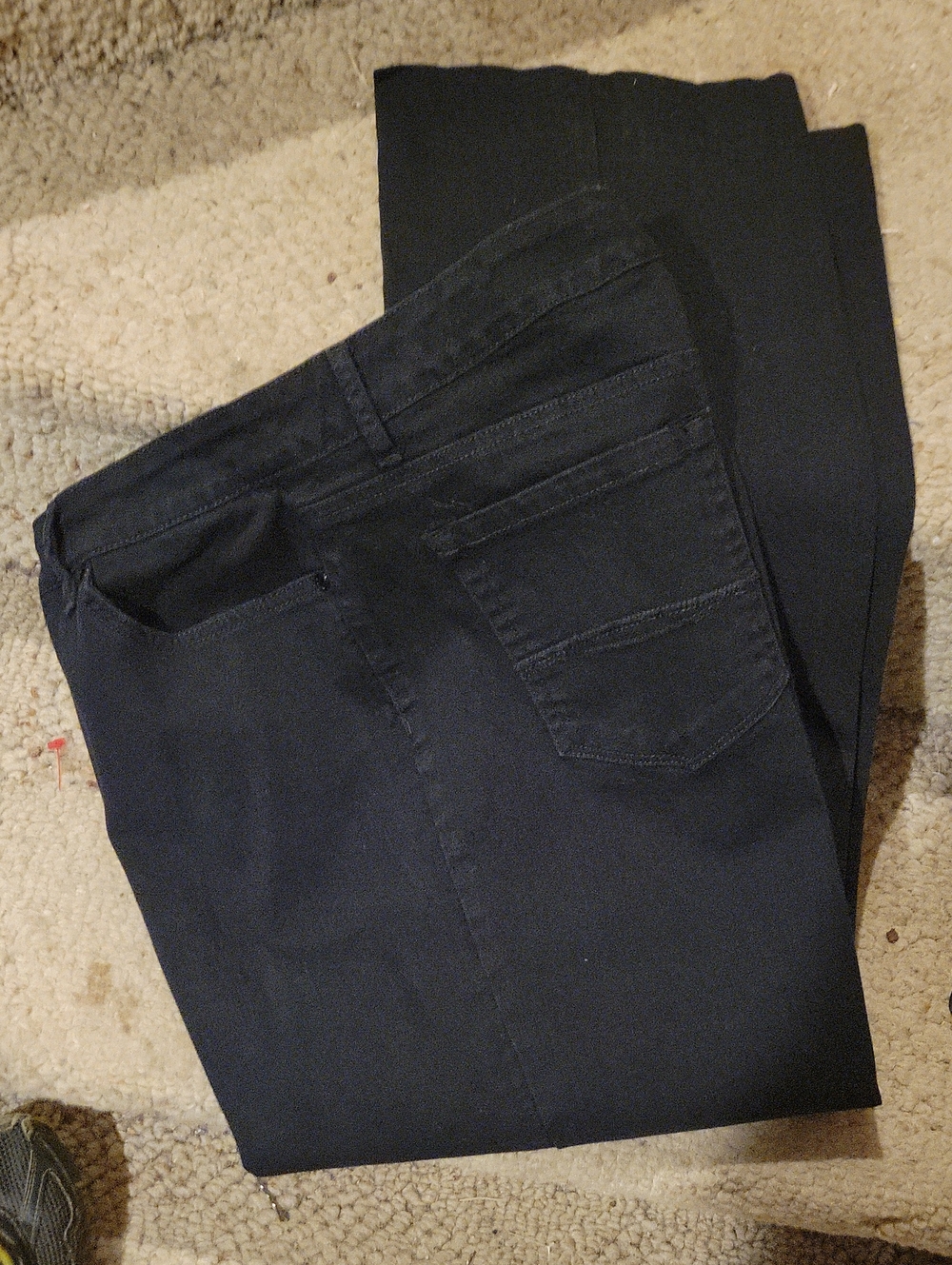 Bandolino Womens Straight Jeans in Black.. Hemmed To Petite
